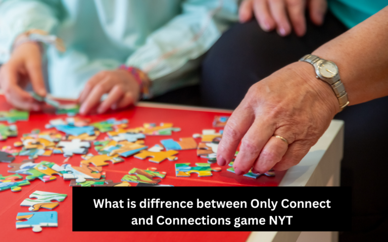 What is diffrence between Only Connect and Connections game NYT [2024]