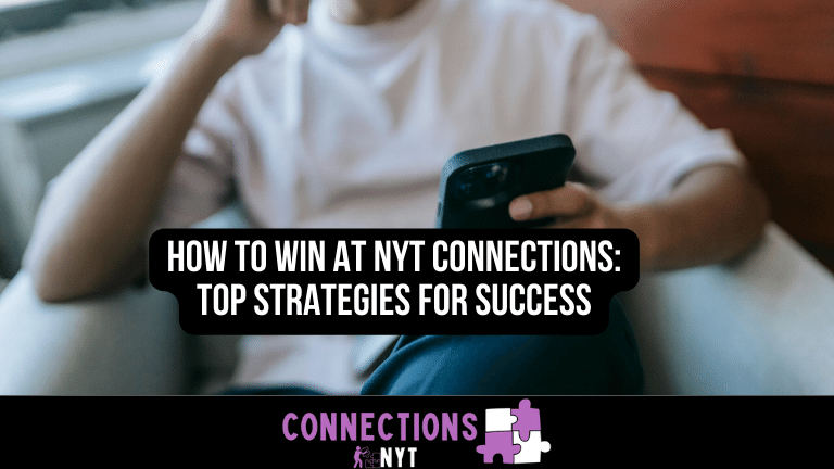 Win at NYT Connections
