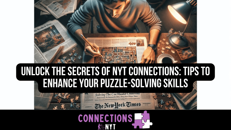 Connections NYT Answers